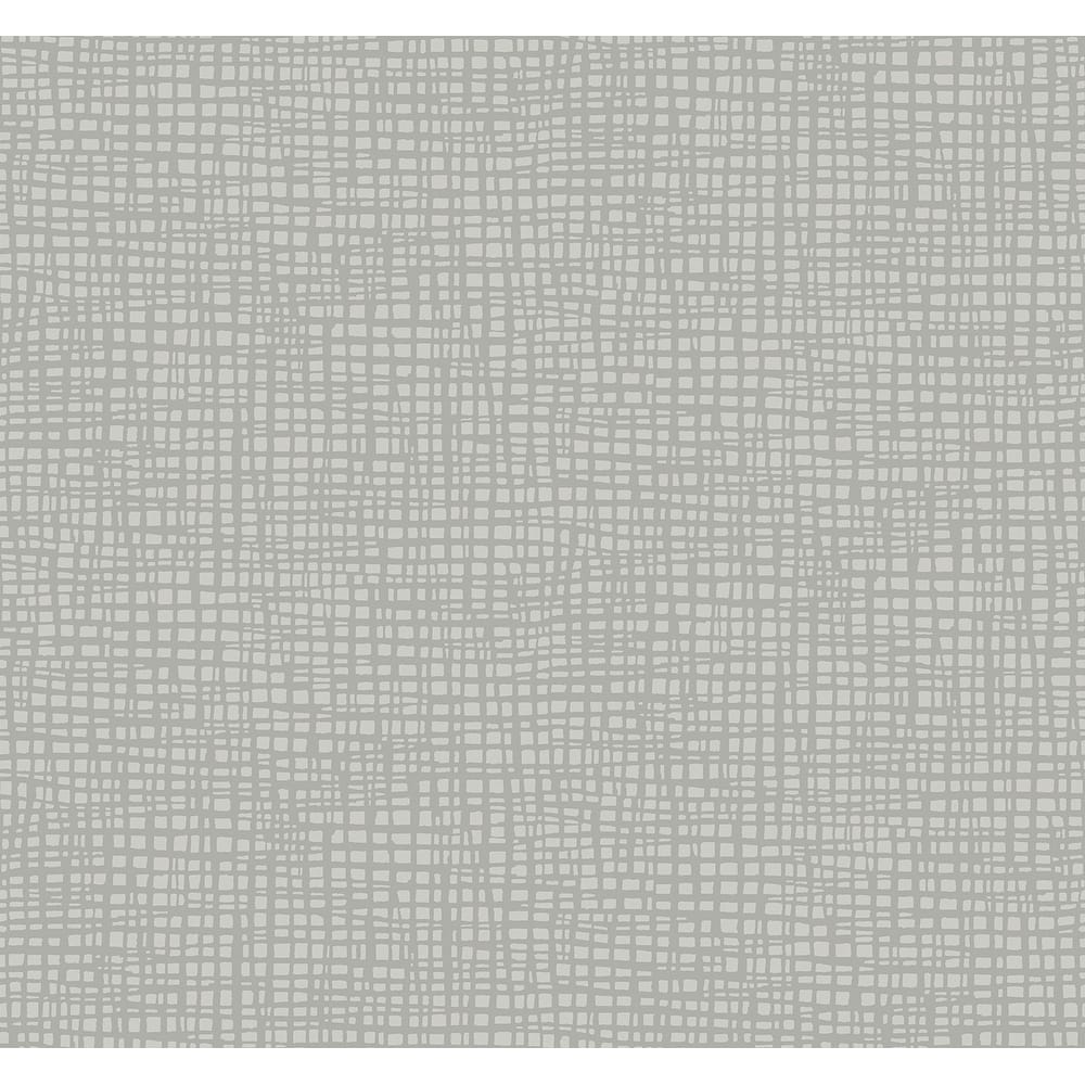 Seabrook Designs Joandra Faux Weave Non-Woven Unpasted Wallpaper
