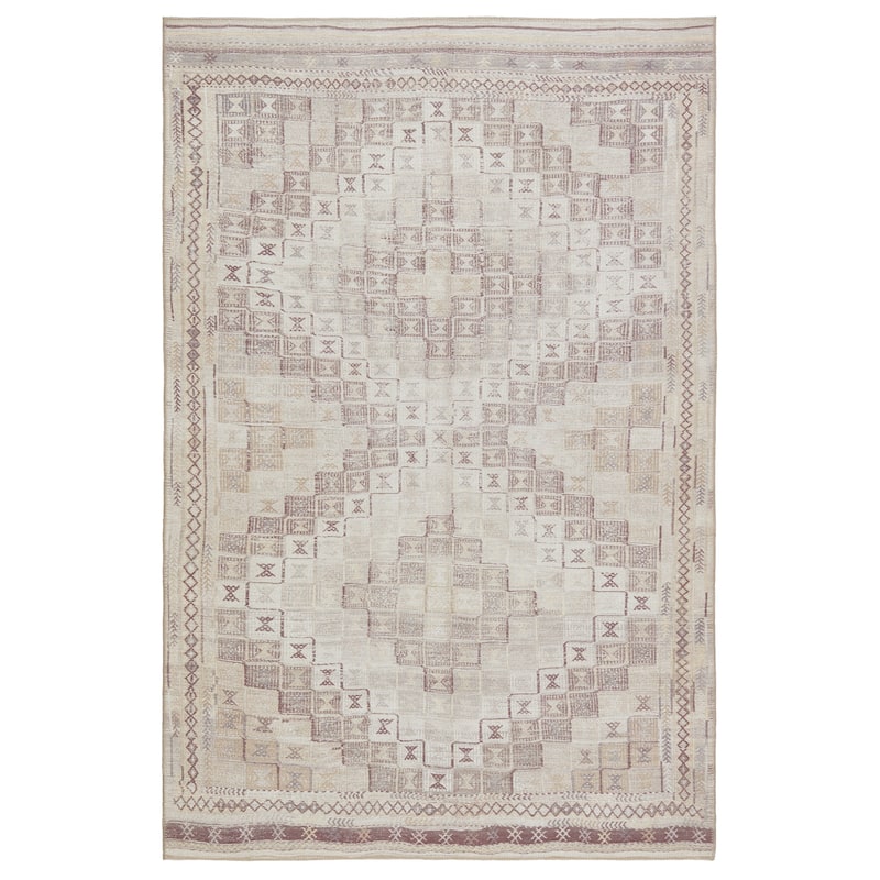 Davina Machine Washable Tribal Area Rug - 7' 6" x 10' - Runner/Rectangle