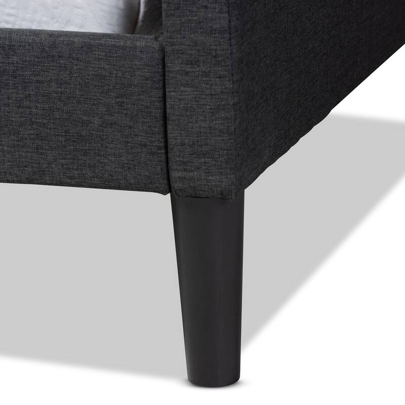 Milligan Modern & Contemporary Beige Fabric Upholstered Wood Daybed