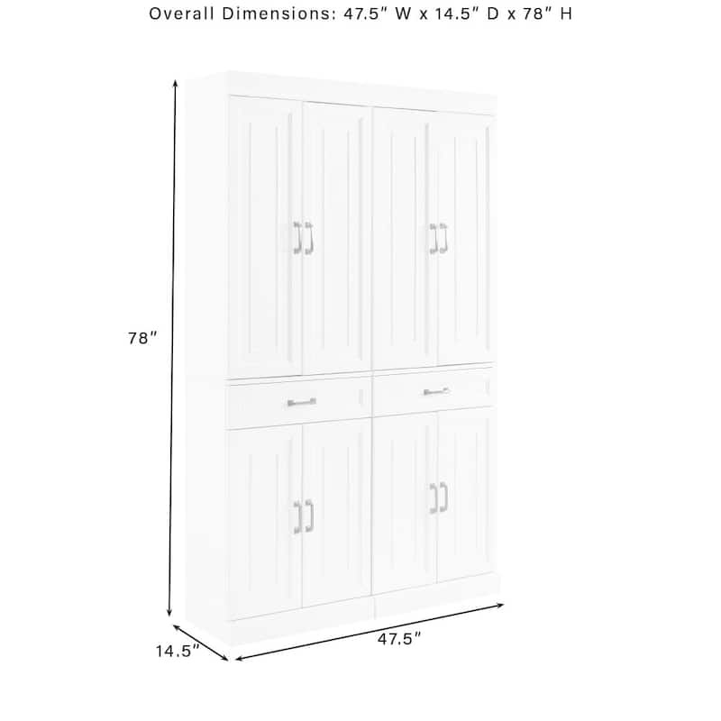 Crosley Stanton 2Pc Pantry Set - 14.5"x47.5"x78"