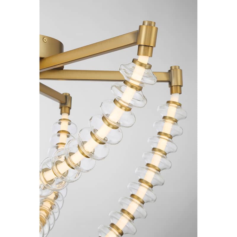 Minka Lavery 5645-L Pearl 28" Wide Semi-Flush Ceiling Fixture