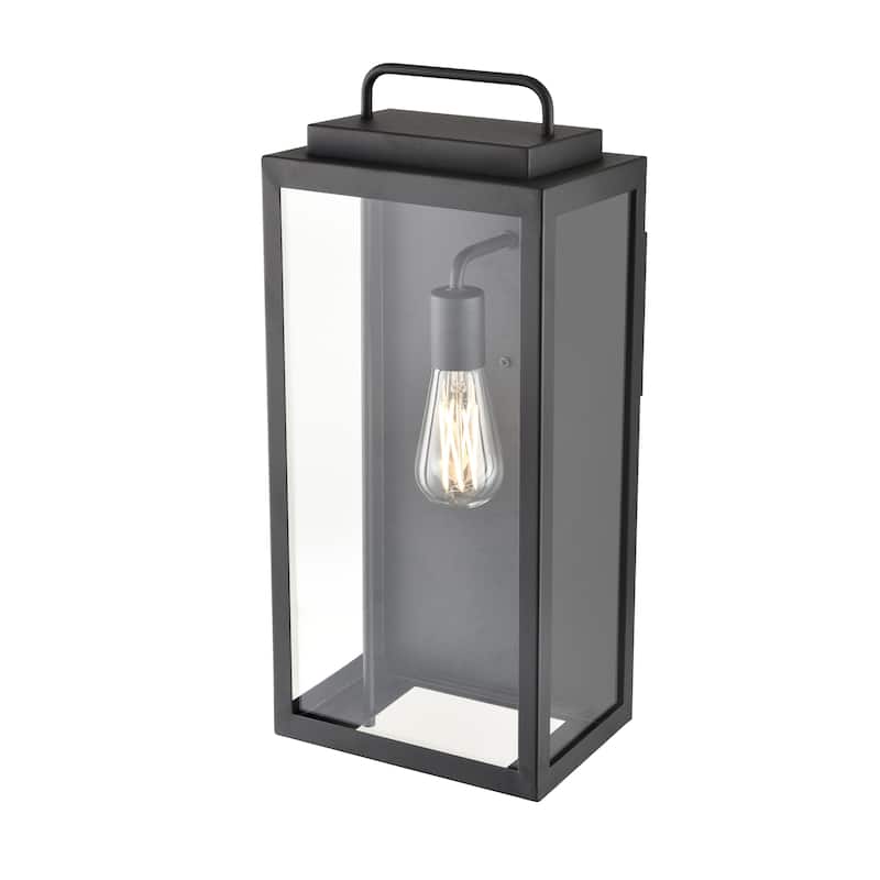 Millennium Lighting Gallatin 1 Light Outdoor Wall Sconce in Textured Black