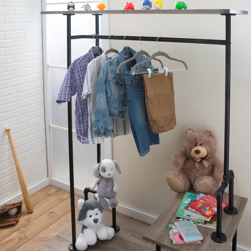6Pk Childre's Hanger W/ Clips 11.8x9" - 12"x9"x0.25"