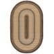 preview thumbnail 51 of 73, SAFAVIEH Handmade Braided Jemima Country Rug 4' x 6' Oval - Brown/Navy