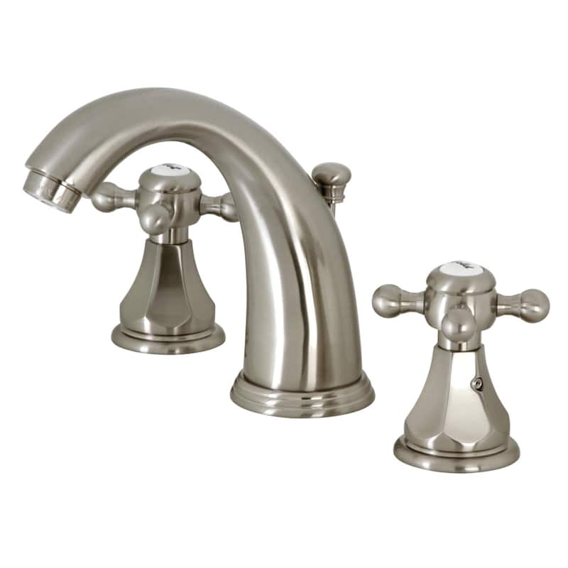 Kingston Brass Metropolitan 8 in. Widespread Bathroom Faucet - Brushed Nickel