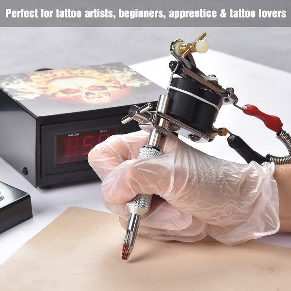 Professional Complete Tattoo Kit 8 Machine Gun 40 Ink Power Supply