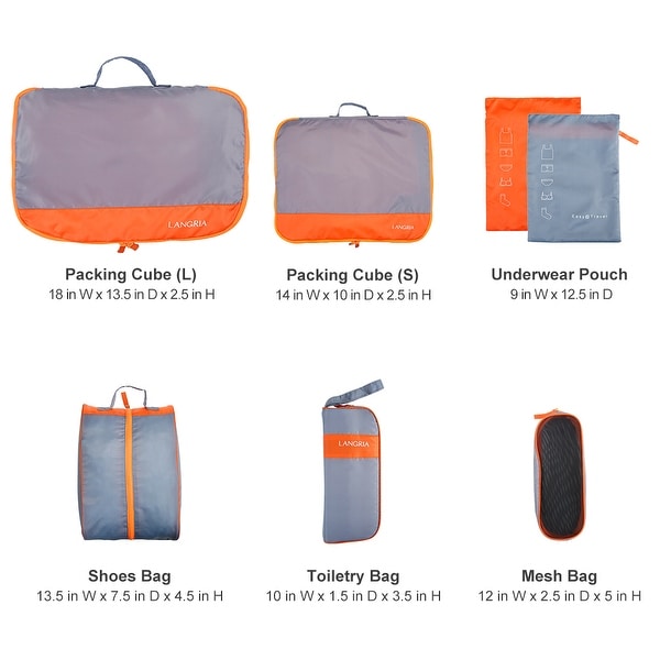 langria packing cubes