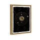 preview thumbnail 30 of 62, Astrology Map, Solar System Planets Modern Black Canvas Wall Art Print for Bedroom