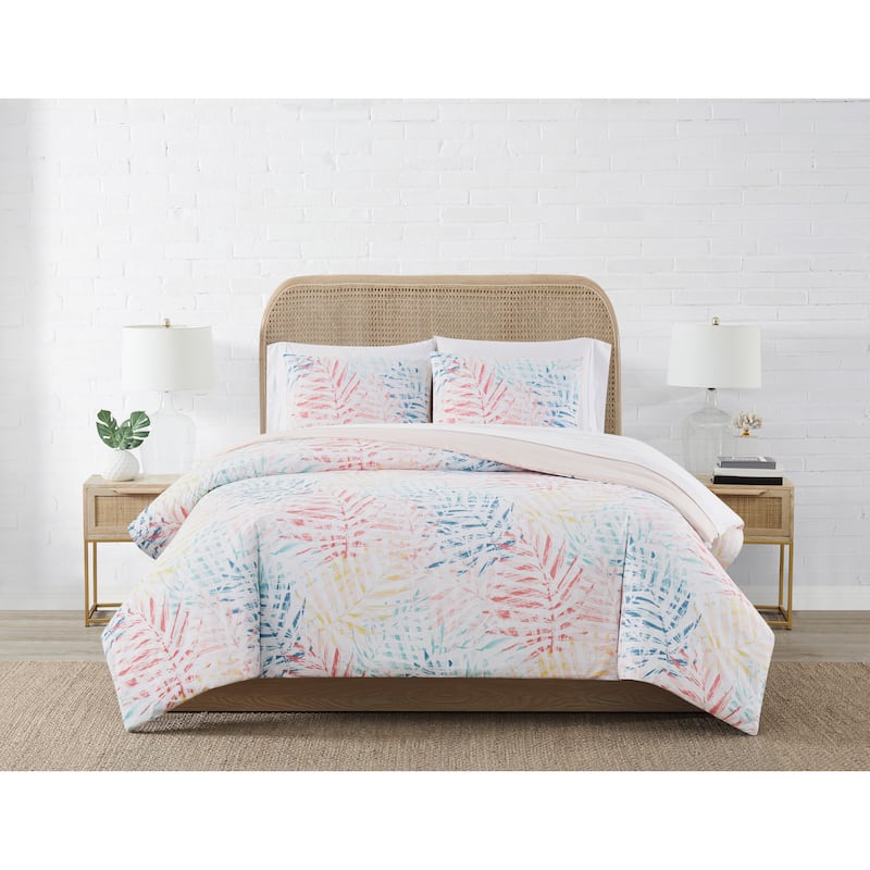 Coastal Living Bright Tropics 3 Piece Duvet Set