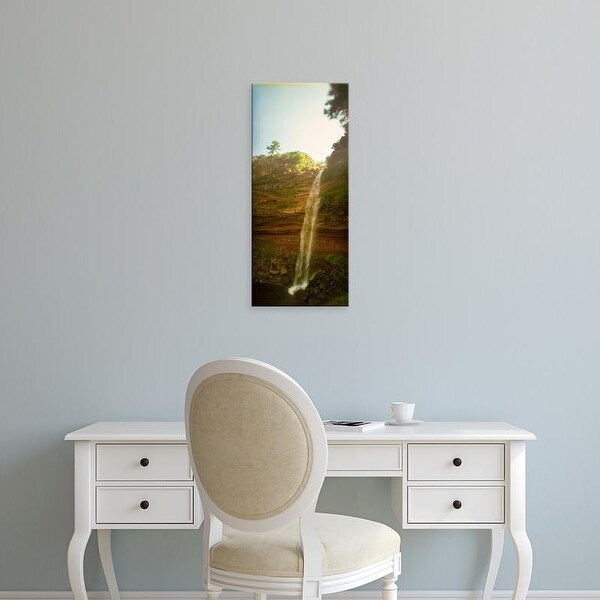 Easy Art Prints Panoramic Image 'Waterfall, Kaaterskill Falls, Catskill Mountains, Greene County, New York' Canvas Art