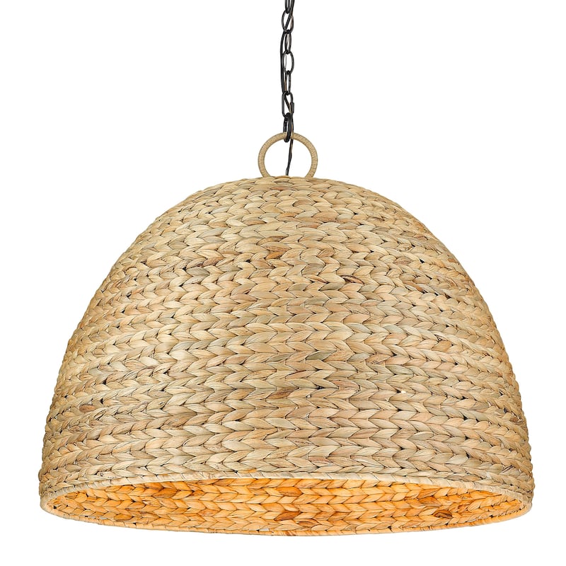Rue 8 Light Pendant - 27"x23.125" - 27"x23.125" - Matte Black