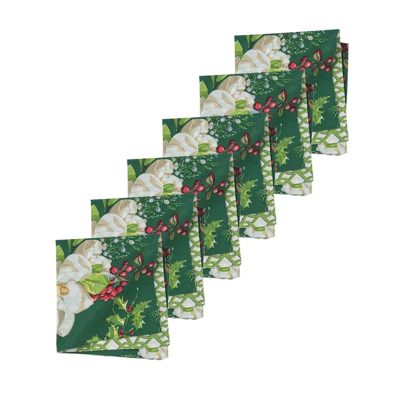 Bella Magnolia Napkin Set6