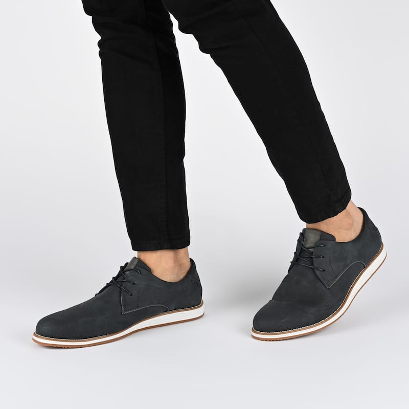 Vance Mens Blaine Embossed Casual Dress Shoe