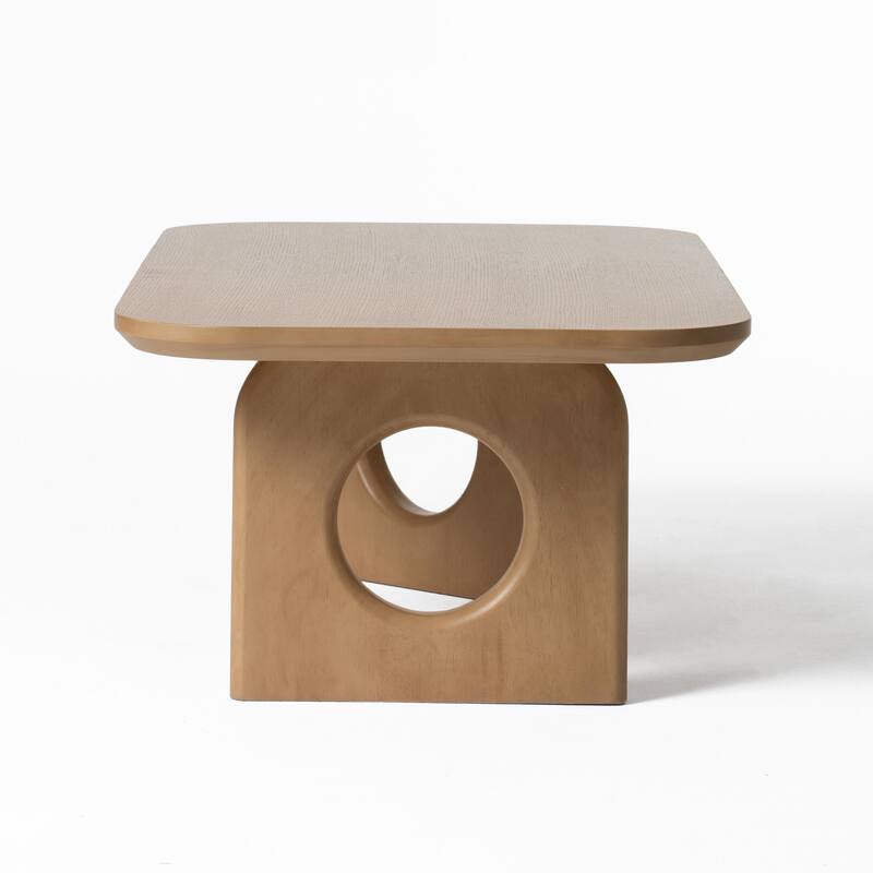 Nova Domus Oshana Modern White Oak Coffee Table