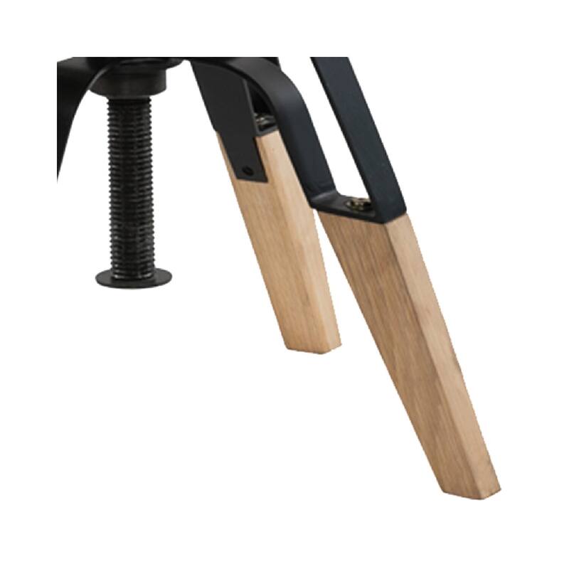 22 in. Gray Round Wood End Table, Sturdy Build End Side Table for Living Rooms