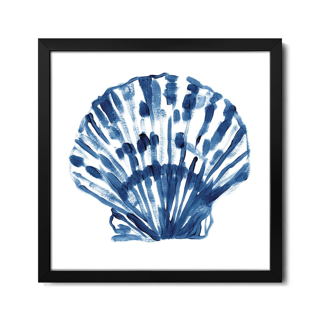 Beach Brushwork I Premium Framed Poster by June Erica Vess