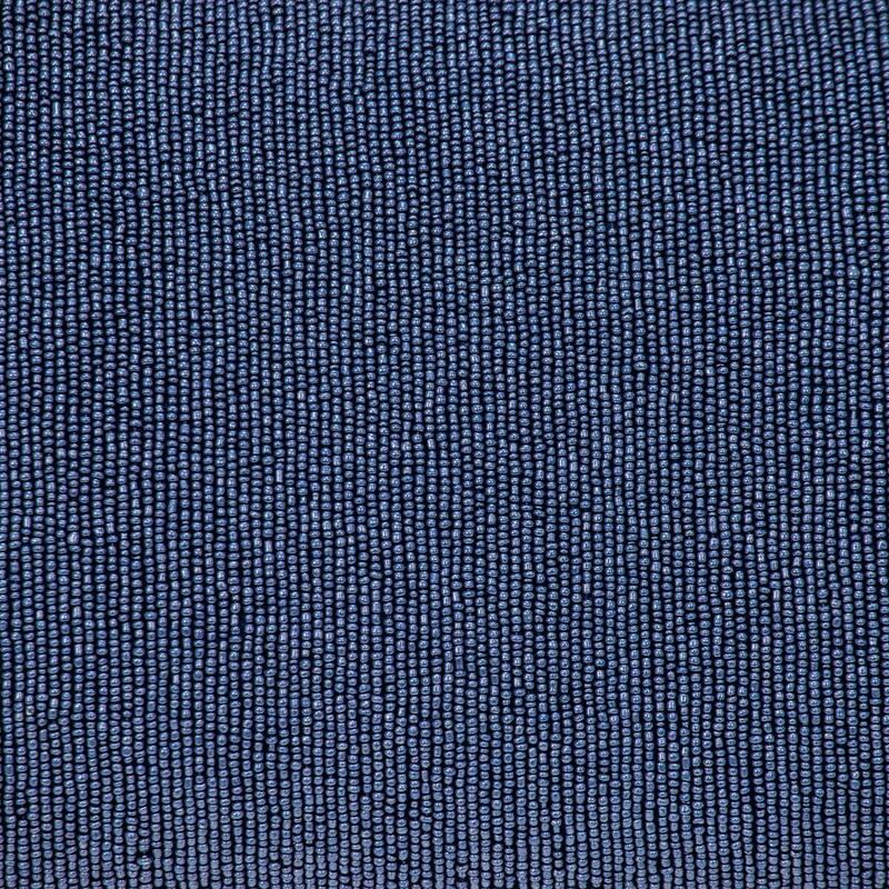 Shimmering Blue Beaded Luxury Throw Pillow