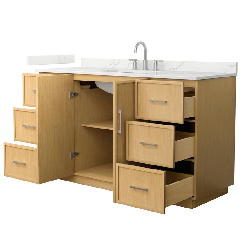 Wyndham Collection WCH7474-60S-QTZ-US3MXX Elan TK 60" Free Standing
