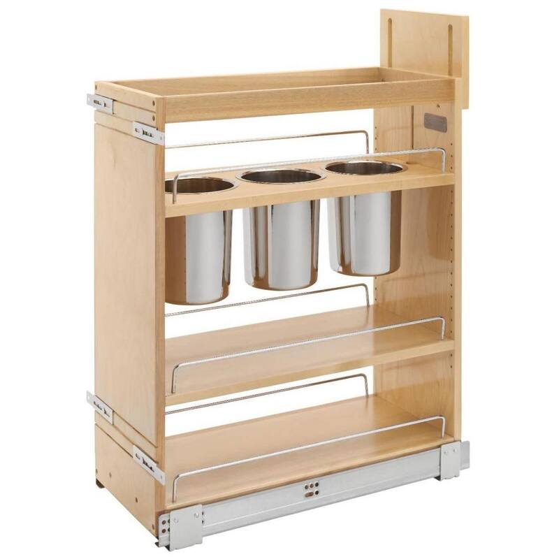 Rev-A-Shelf 448UT-BCSC-9C Wood Classics 10-1/2"W Base Cabinet Pull Out - Maple