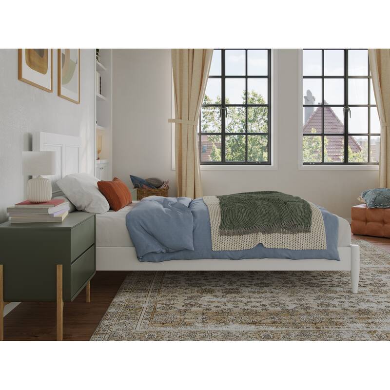 Berkshire Solid Wood Low Profile Platform Bed