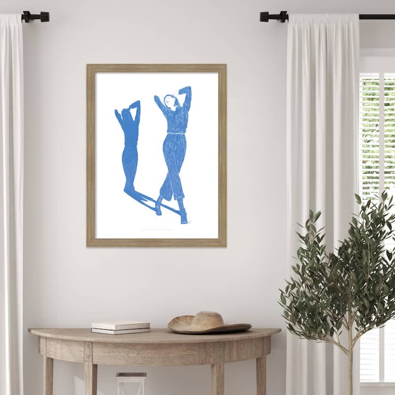 Jlr Dancing No. 8 by Jenny Liz Rome Wood Framed Wall Art Print