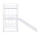 preview thumbnail 7 of 7, Multi-functional Twin Size Metal Bunk Bed with Ladders and Slide, Divided into Platform and Loft Bed
