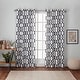 preview thumbnail 13 of 41, Exclusive Home Kochi Light Filtering Linen Blend Grommet Top Curtain Panel Pair 54" w x 108" l - Indigo