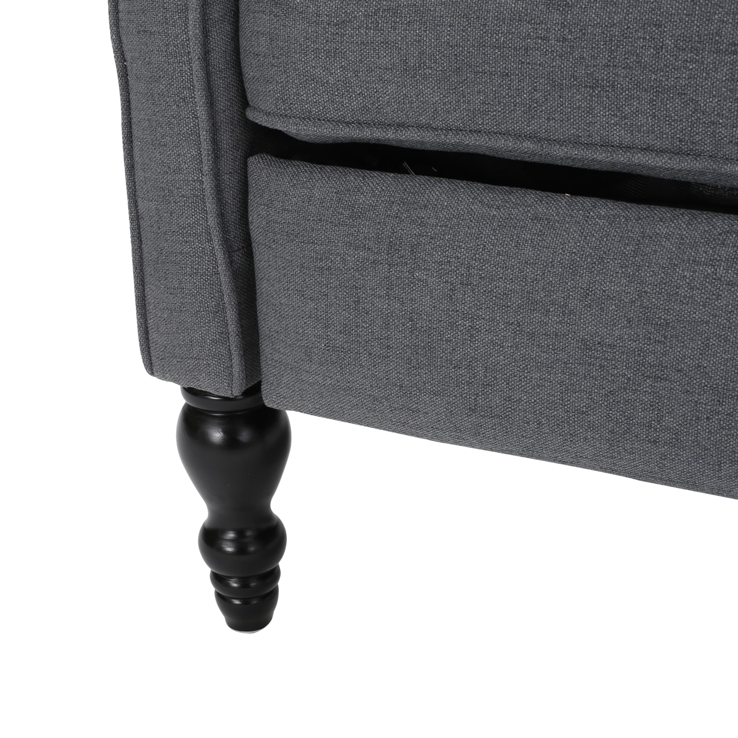 Walter contemporary cheap tufted fabric recliner