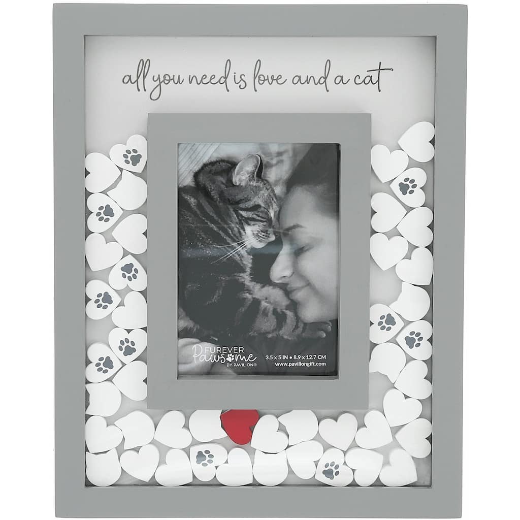 Pavilion Love and a Cat Picture Frame