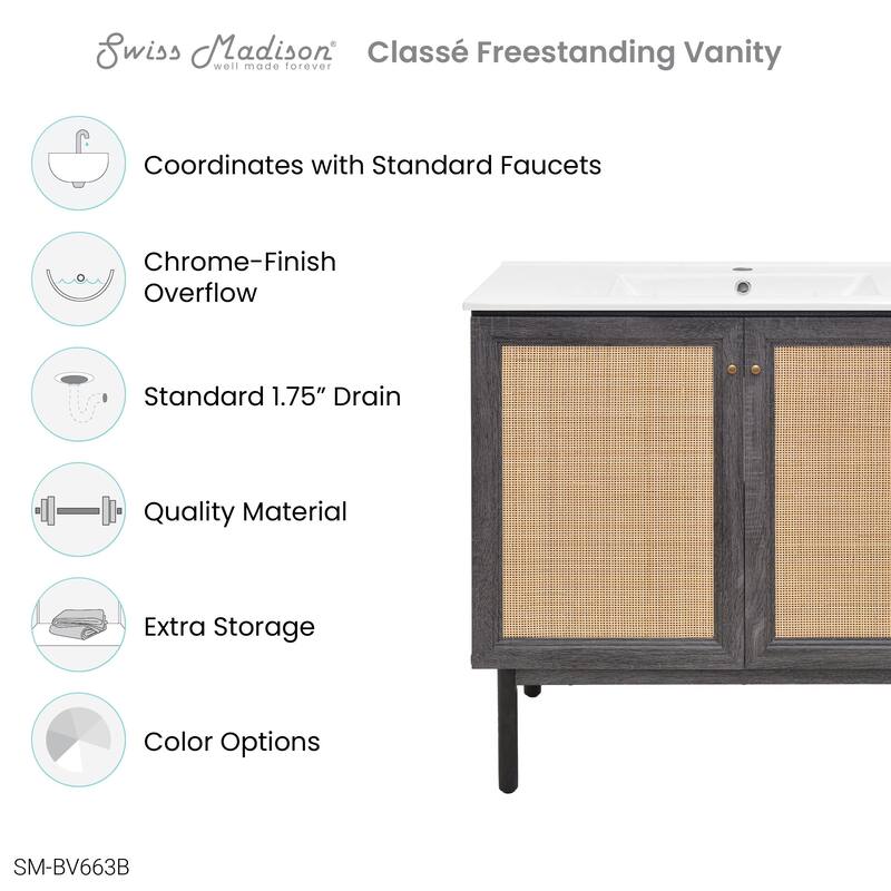Classe Bathroom Vanity in Oak