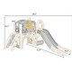 preview thumbnail 14 of 33, Kids Slide Playset Structure,Freestanding Castle Crawling Playhouse