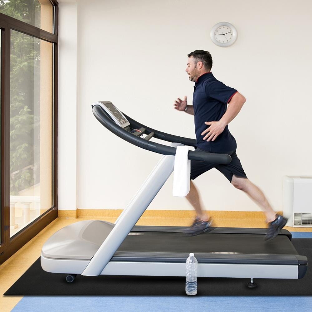 Treadmill mat for hardwood floor clearance