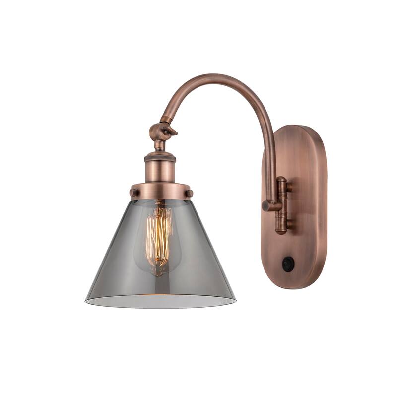 Innovations Lighting 918-1W-13-8 Cone Sconce Cone 13" Tall Wall Sconce