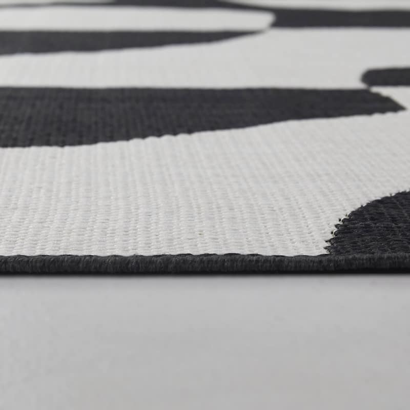 Rodin Modern Abstract Indoor/Outdoor Area Rug