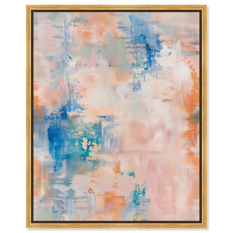 Kaleido Vortex I Canvas by Art Remedy - 24" x 30" - Gold