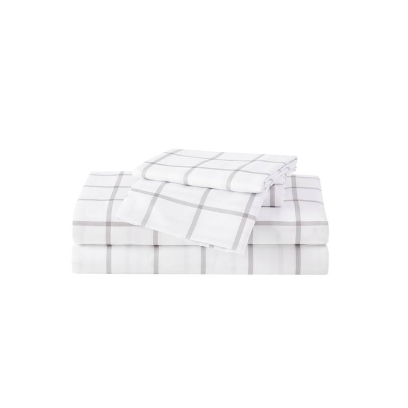 Truly Soft Tattersall 4 Piece Sheet Set