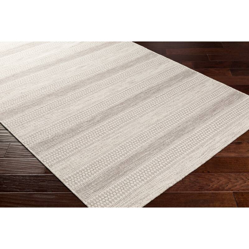 Livabliss Arica Handmade Casual Stripe Wool Area Rug