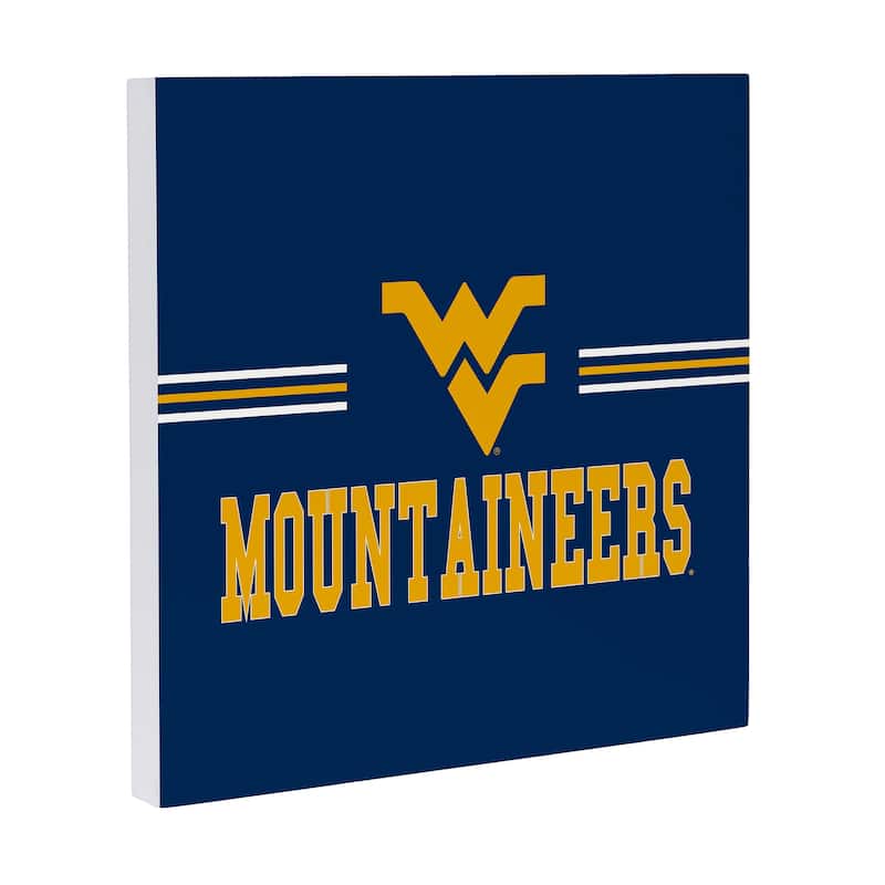 West Virginia University Wooden Door Decor Wall Sign - Multi-Color