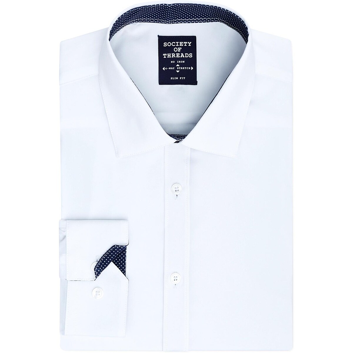 Shop Society Of Threads Mens Button Down Shirt Slim Fit No Iron
