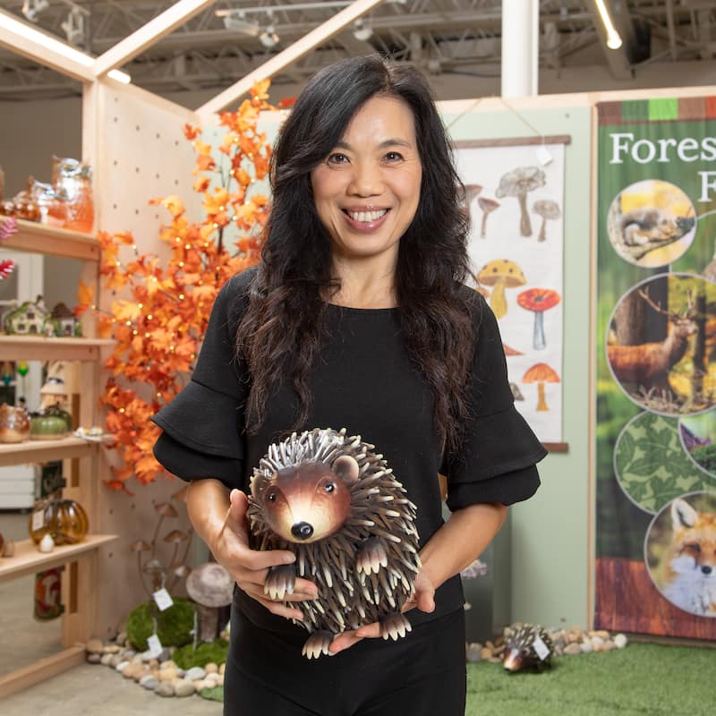 Metal Hedgehog Statuary