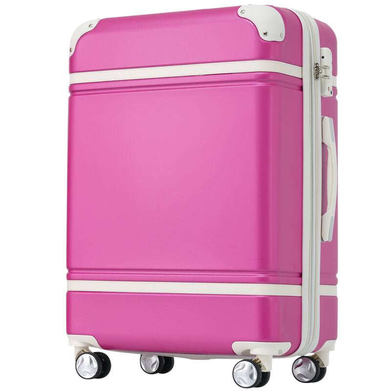 4Piece Hard Shell Luggage Set Lightweight Carry on Luggage Spinner