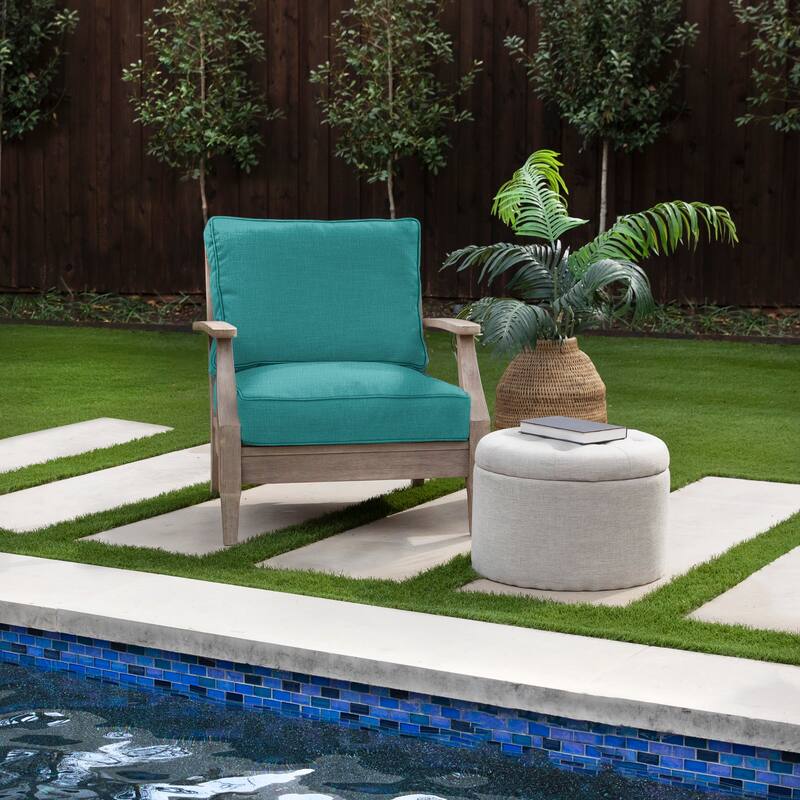 Sorra Home Indoor/Outdoor Corded Cushion Chair Set