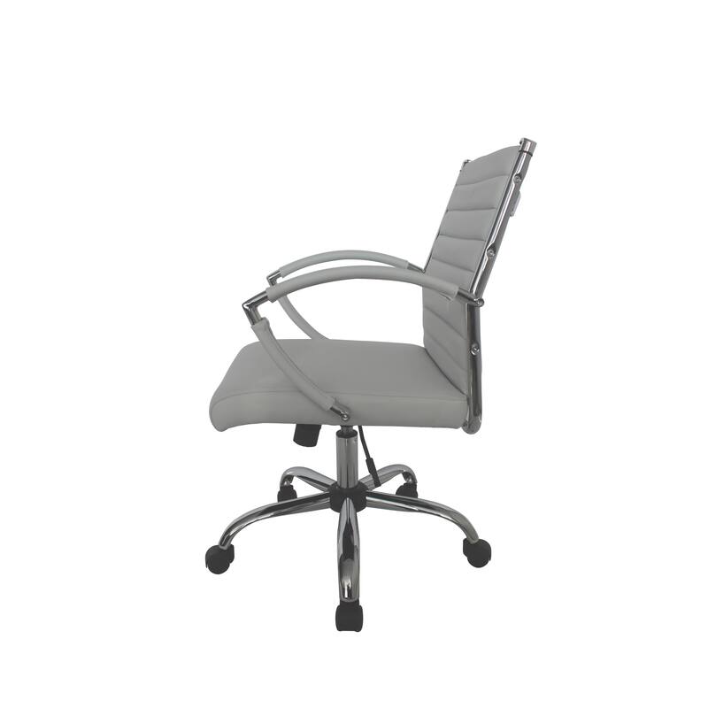 Corrigan Modern Tufted Deep Seat Faux Leather Office Chair by Furniture of America