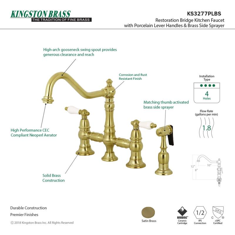 Restoration Bridge Kitchen Faucet