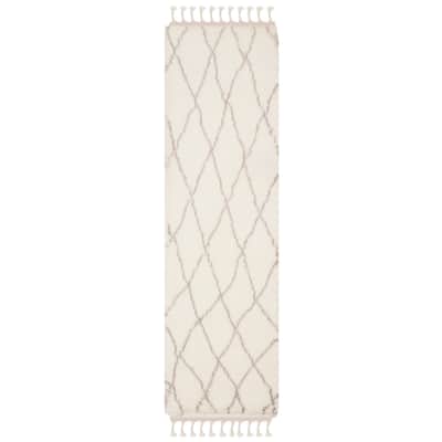 SAFAVIEH, Hand-knotted Casablanca Shag Xhevrie Tribal Wool Rug