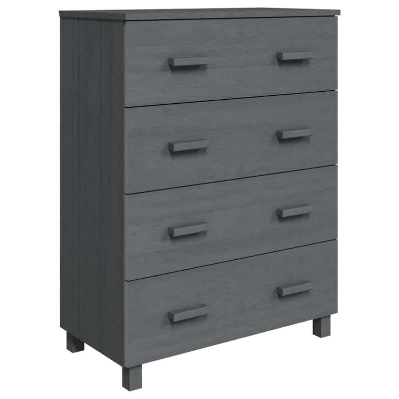 vidaXL Sideboard Buffet Console Cabinet for Kitchen HAMAR Solid Wood Pine - 31.1"x15.7"x40.7"