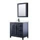 Option Dark Blue / White Quartz Top / Matte Black