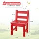 preview thumbnail 18 of 34, Gymax 2 PCS Kids Chairs Indoor Outdoor Heavy-Duty All-Weather Children