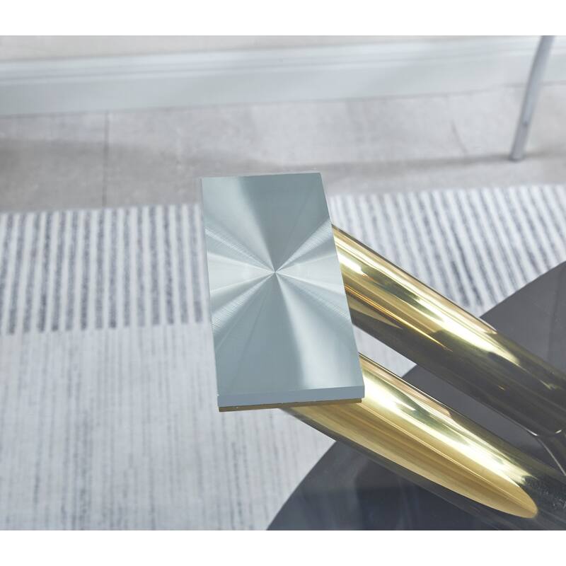 Stylish Dining Room Table Luxury Glass Top Dining Table