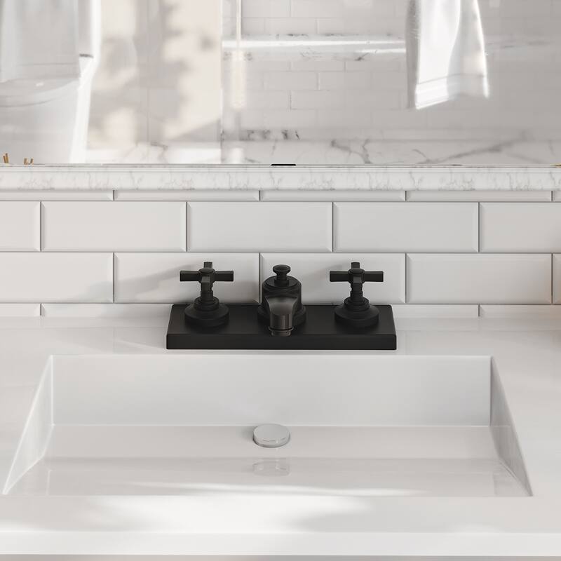 3 Hole Bathroom Sink Faucets with cUPC Flexible Hose